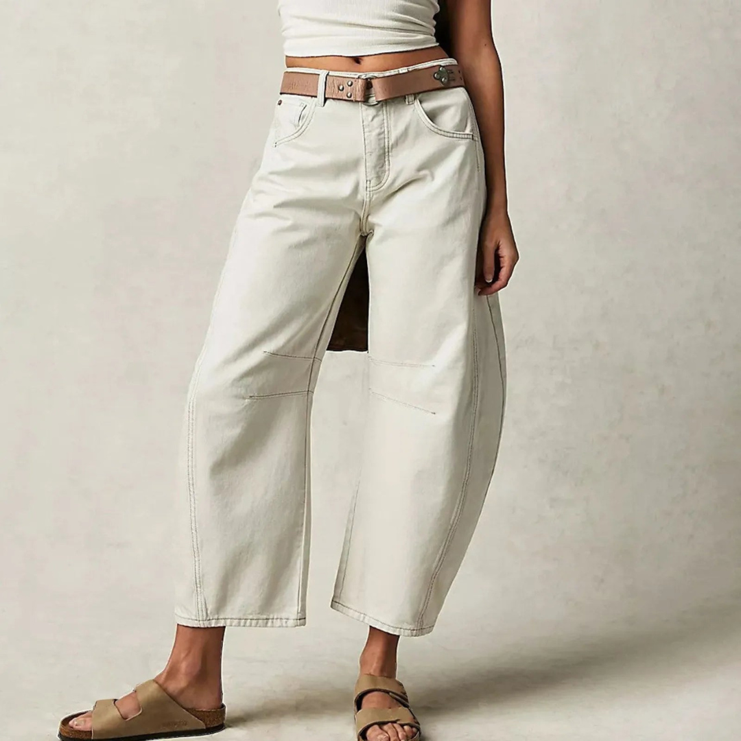 Augusta Jeans til damer i denim med vide ben, billede 5
