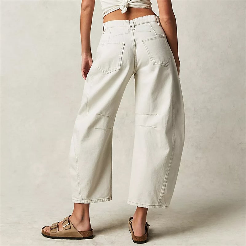 Augusta Jeans til damer i denim med vide ben, billede 9