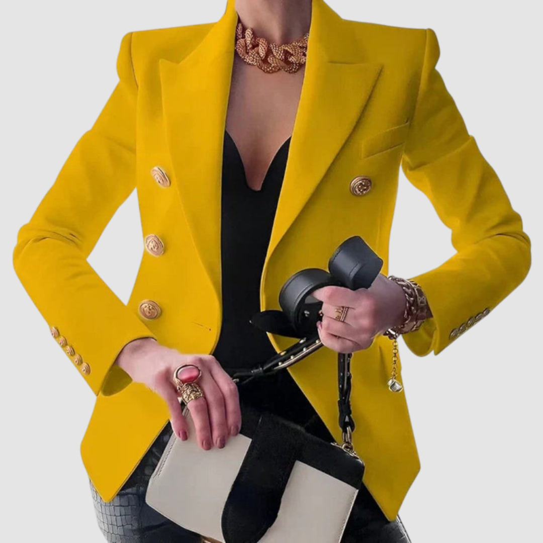 Bodil Blazer til damer med knapper, billede 4