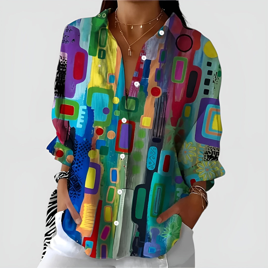 Esme Bluse til damer i polyester, billede 1