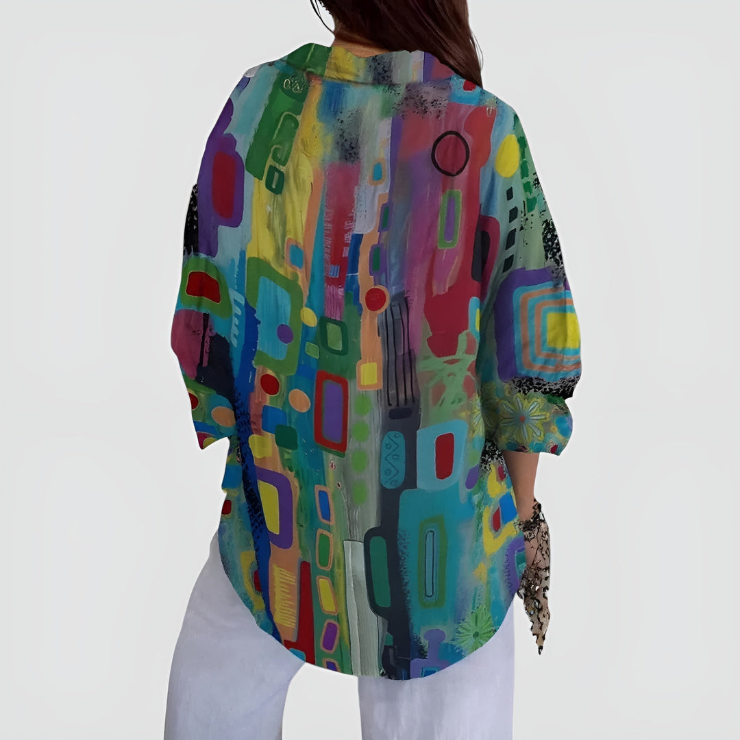 Esme Bluse til damer i polyester, billede 4
