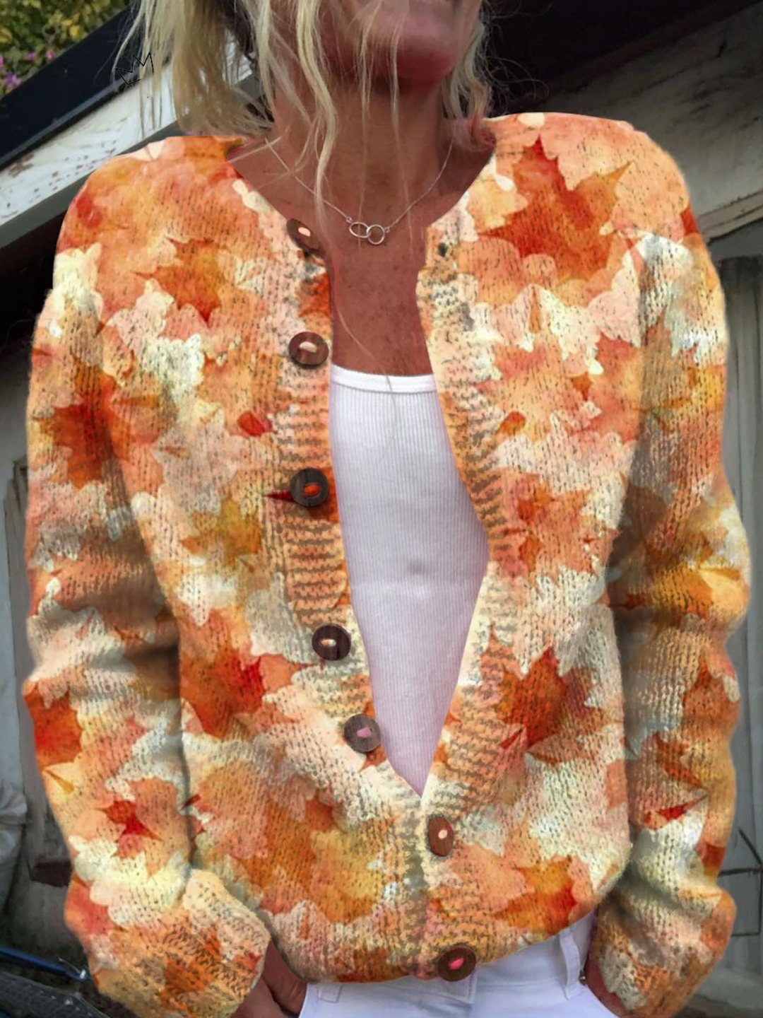 Hedda Cardigan til damer i strik, billede 1