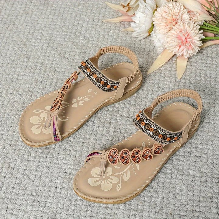 Hella Sandaler til damer i Caramel, billede 4