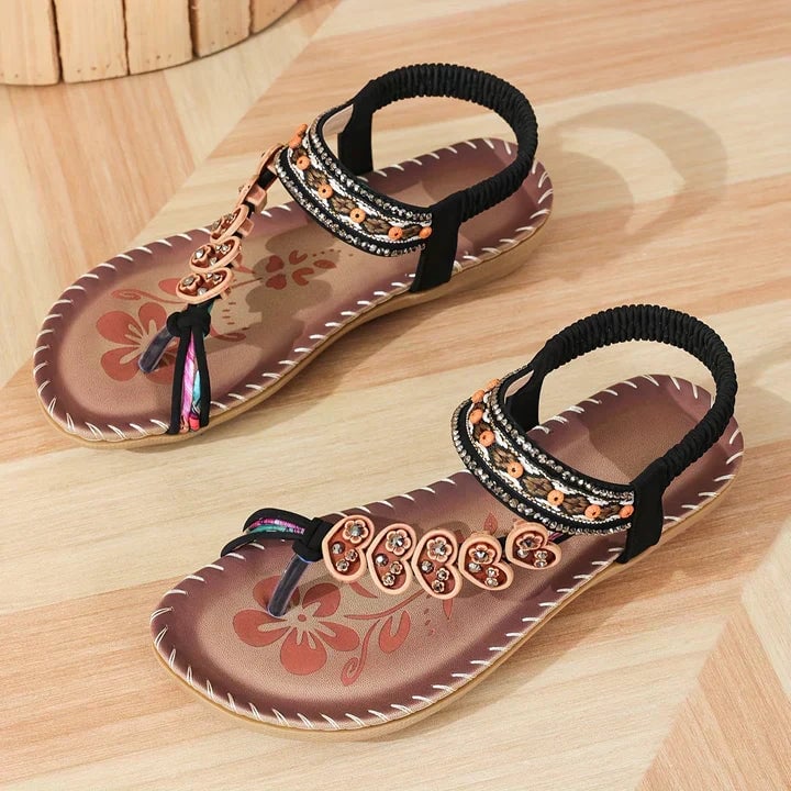 Hella Sandaler til damer i Caramel, billede 6