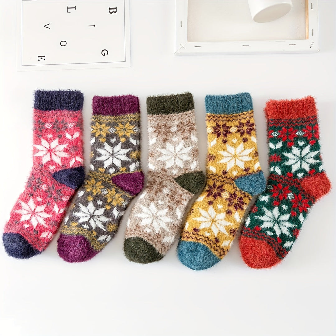 Karen Strømper til damer i 5pairs Mixed Colors, billede 3