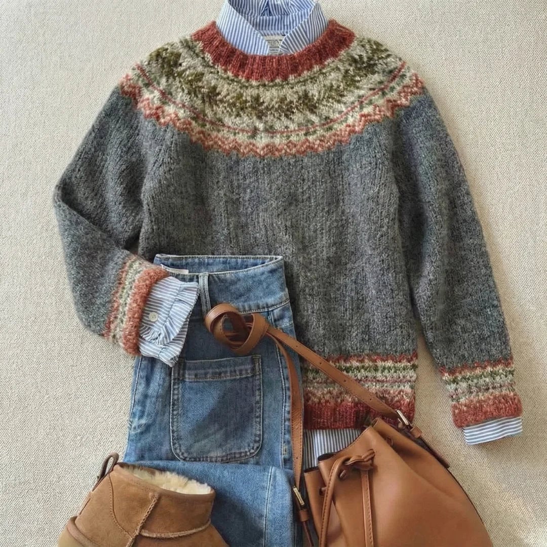 Signe Sweater til damer i strik, billede 1