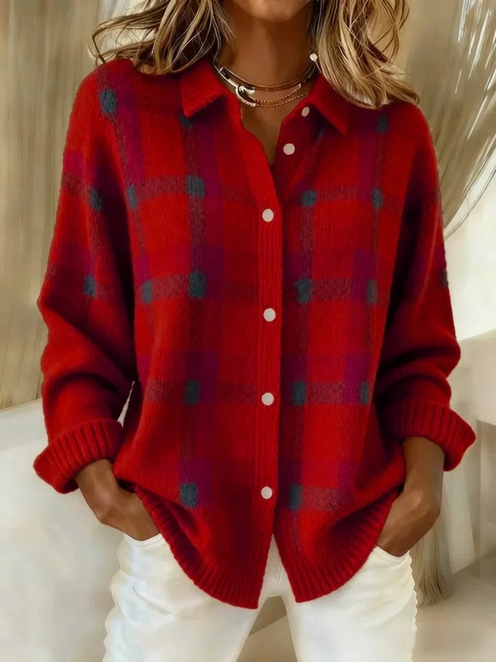 Sofie Sweater til damer i strik, billede 2