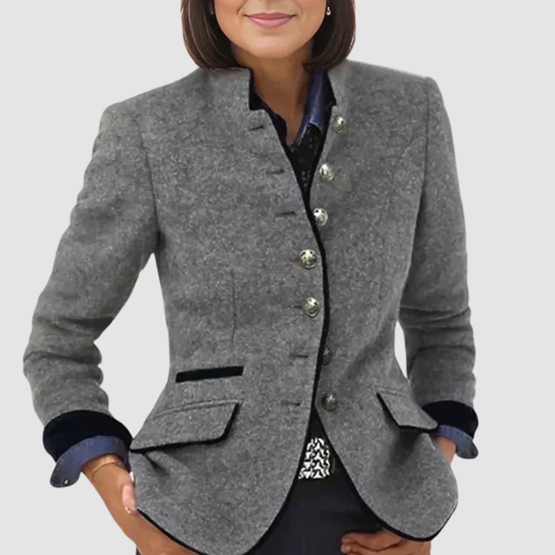 Thea Blazer til damer i lang model, billede 2