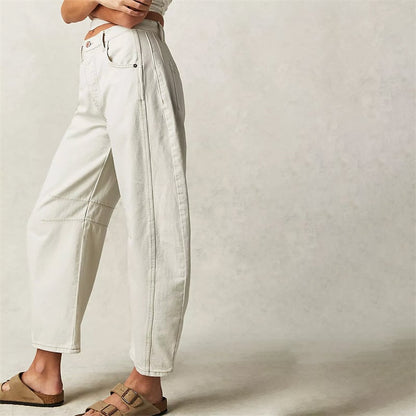 Augusta Jeans til damer i denim med vide ben, billede 10