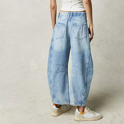Augusta Jeans til damer i denim med vide ben, billede 15