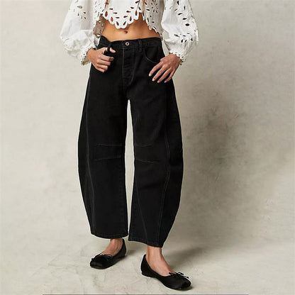 Augusta Jeans til damer i denim med vide ben, billede 4