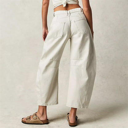 Augusta Jeans til damer i denim med vide ben, billede 9