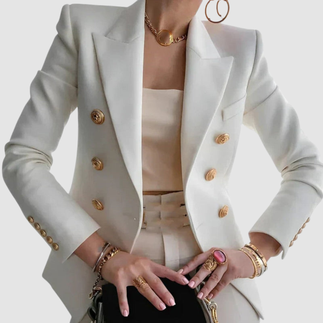 Bodil Blazer til damer med knapper, billede 2