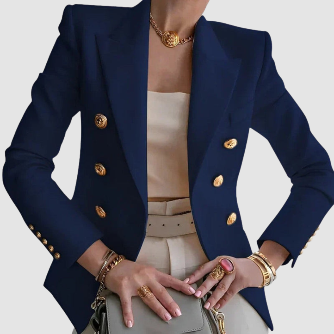Bodil Blazer til damer med knapper, billede 5