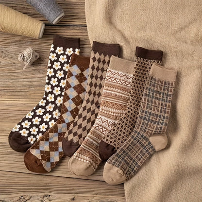 Emma Strømper til damer i Mixed Color - 6 Pairs, billede 3