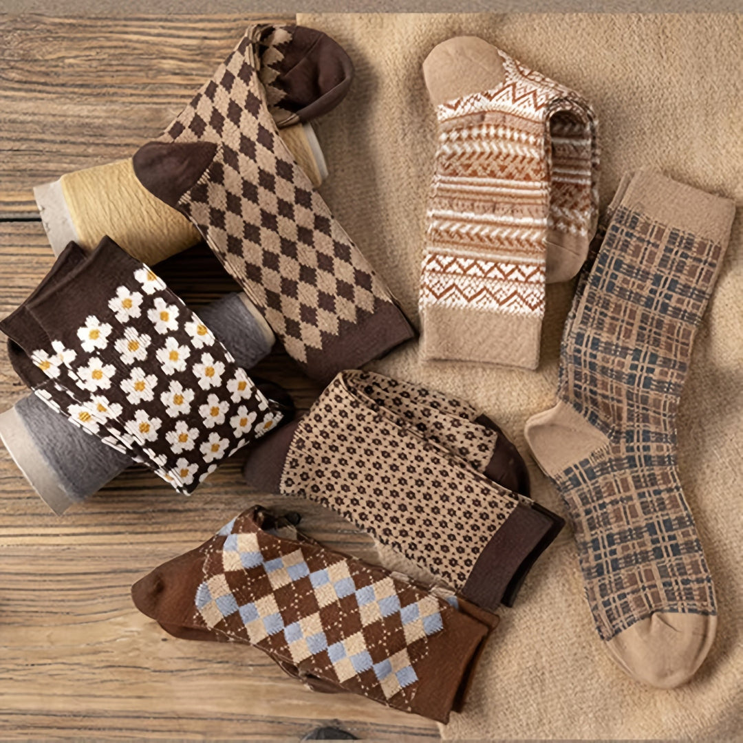 Emma Strømper til damer i Mixed Color - 6 Pairs, billede 4