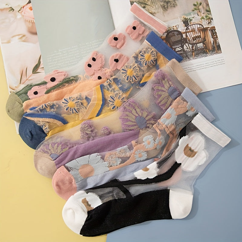Gunhild Strømper til damer i 5 Pairs Of Mixed Colors, billede 1