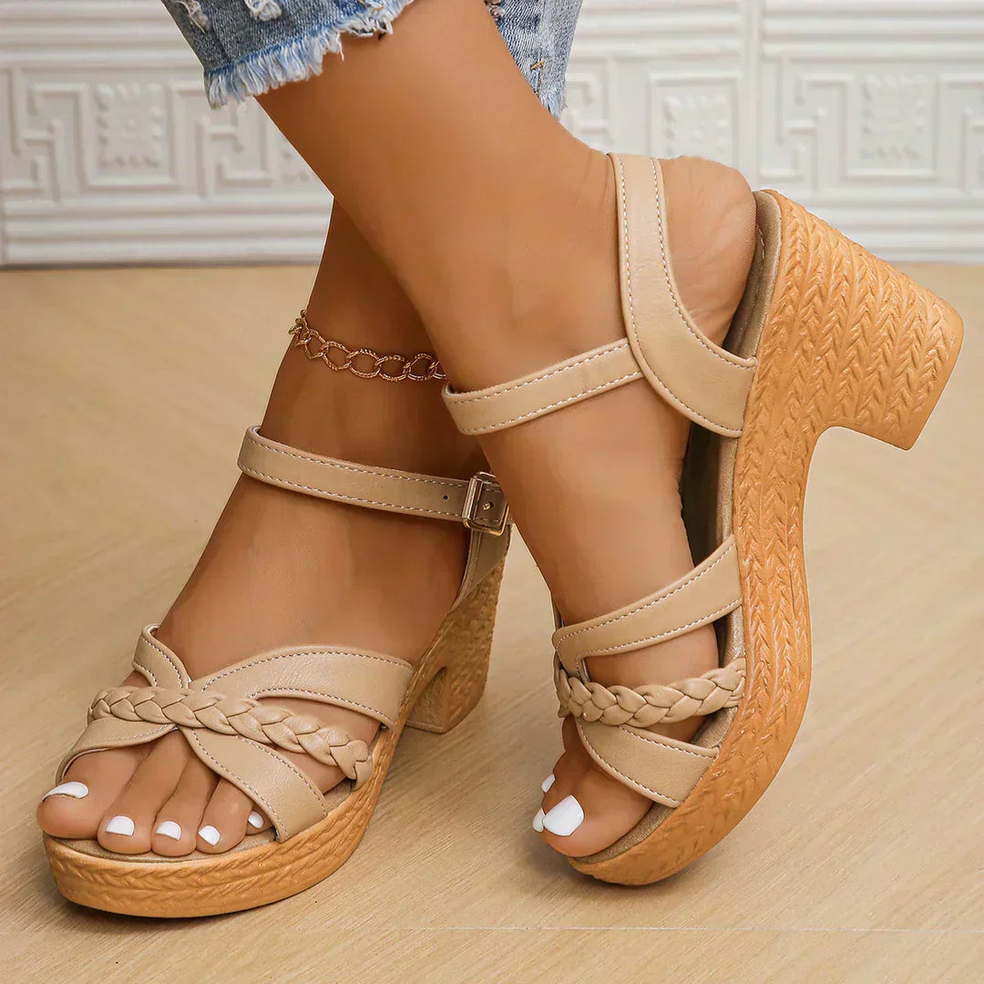 Kamille Sandaler til damer med spænde, billede 4