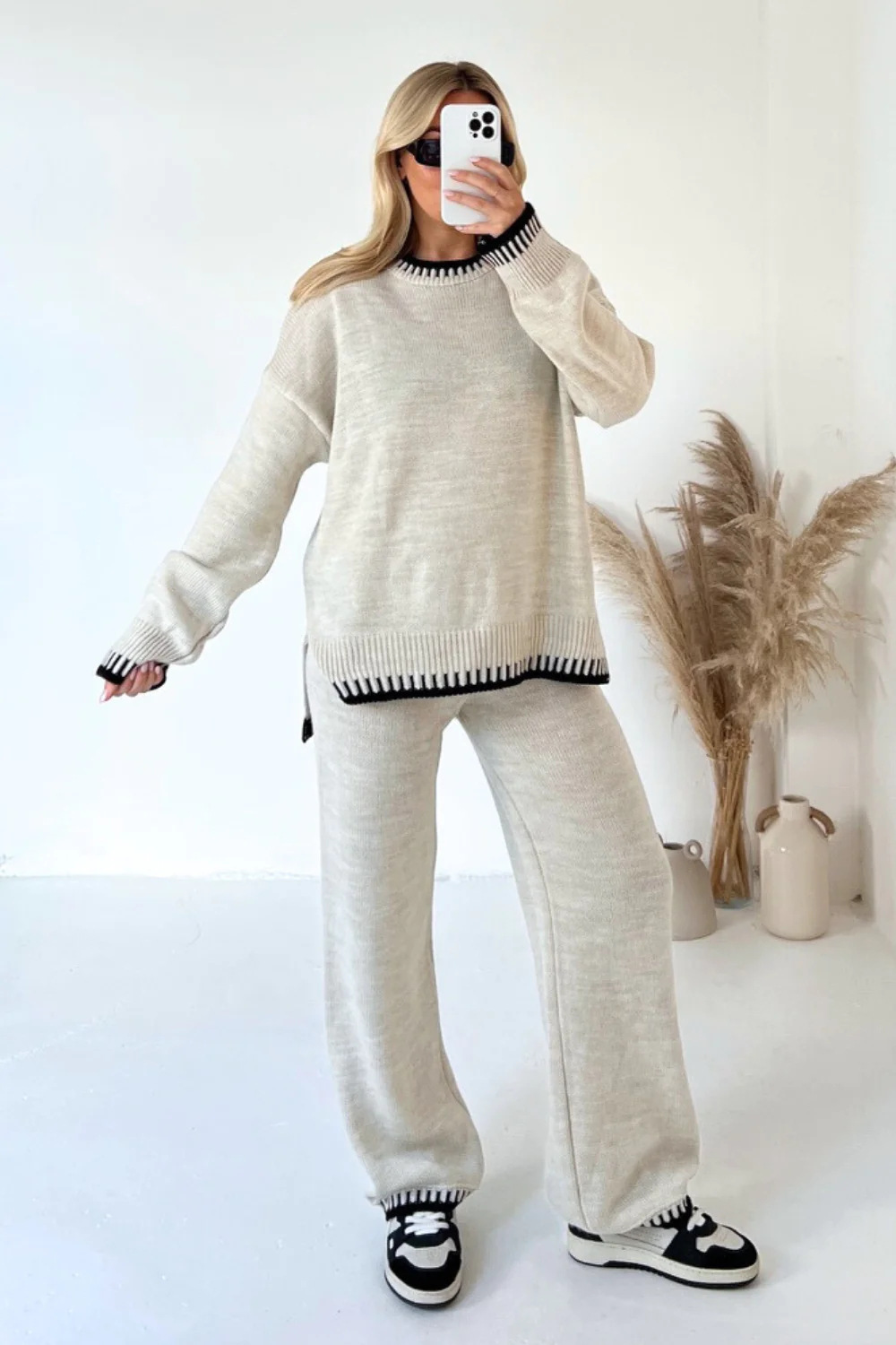 Karoline Sæt til damer med oversize pasform, billede 1