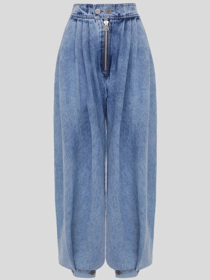 Ketty Jeans til damer i denim med høj talje, billede 4