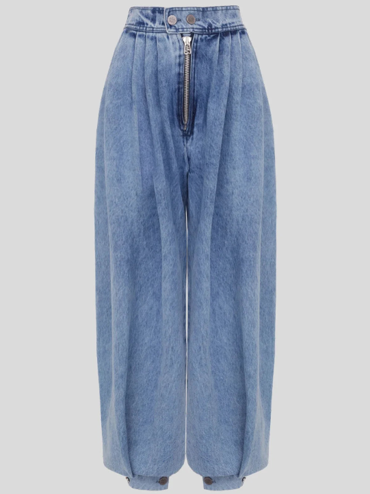 Ketty Jeans til damer i denim med høj talje, billede 4
