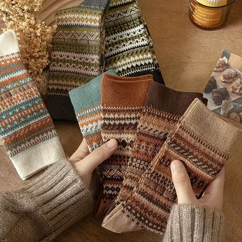 Lillian Strømper til damer i Mixed Color - 7 Pairs, billede 1
