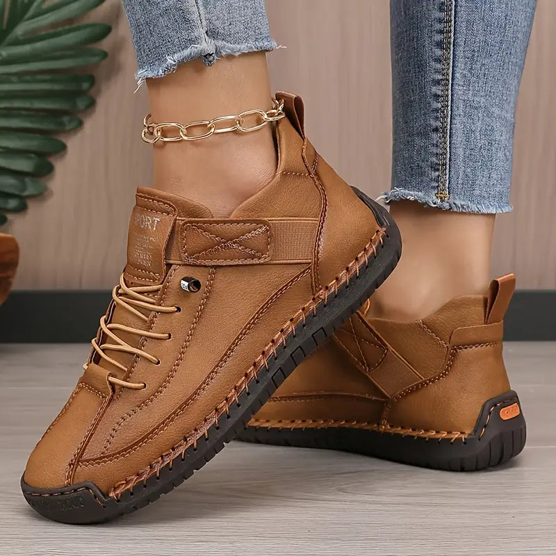 Lulu Sneakers til damer i brun, billede 1