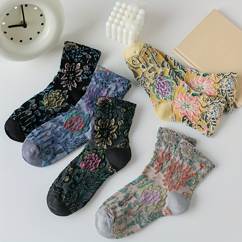 Mona Strømper til damer i Mixed Color - 5 Pairs, billede 3