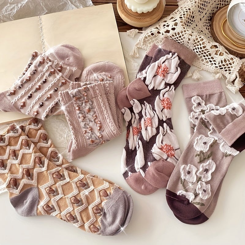 Nina Strømper til damer i Mixed Color - 5 Pairs, billede 1