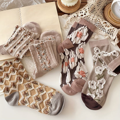 Nina Strømper til damer i Mixed Color - 5 Pairs, billede 2