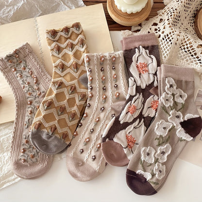 Nina Strømper til damer i Mixed Color - 5 Pairs, billede 3