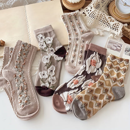 Nina Strømper til damer i Mixed Color - 5 Pairs, billede 9