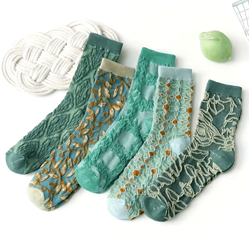 Olga Strømper til damer i Five-Pack Mixed Colors, billede 1
