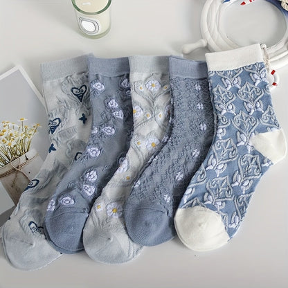 Selma Strømper til damer i 5-Pack - Mixed Colors, billede 3