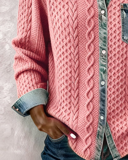 Thilde Skjorte til damer i denim i lang model, billede 6