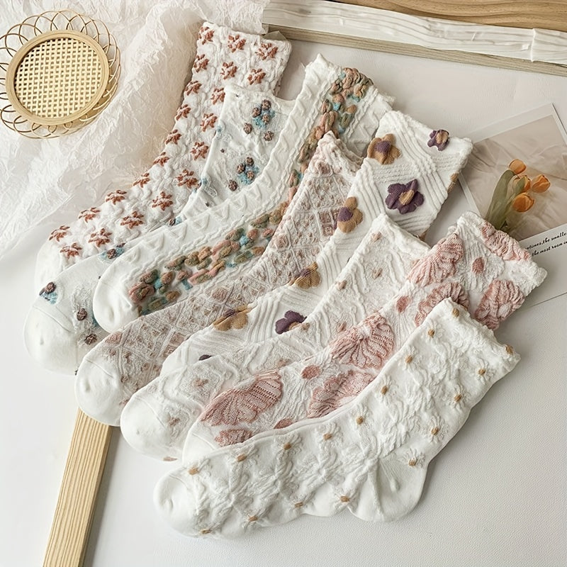 Wilma Strømper til damer i 8 Pairs Of Mixed Colors, billede 1
